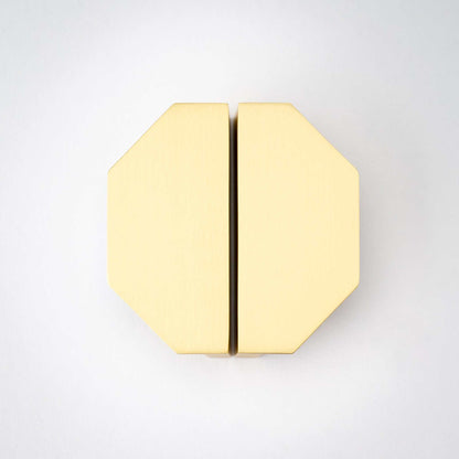 Alto, Solid Brass Half Hex PullsAlto, our handmade Half Hex cabinet handle, is designed to be mounted in pairs to form a full hexagon or mounted horizontally as a partial hexagon. In either orientapullAlto, Solid Brass Half Hex Pulls