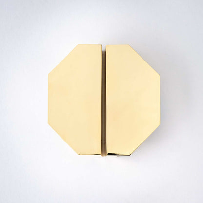 Alto, Solid Brass Half Hex PullsAlto, our handmade Half Hex cabinet handle, is designed to be mounted in pairs to form a full hexagon or mounted horizontally as a partial hexagon. In either orientapullAlto, Solid Brass Half Hex Pulls