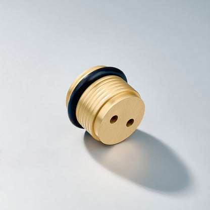 Bastion, Solid Brass Knurled Door Stops