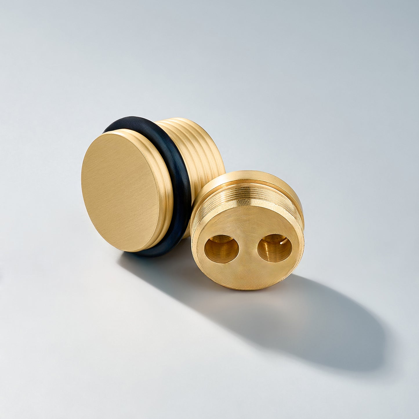 Bastion, Solid Brass Knurled Door Stops