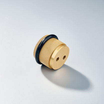 Bastion, Solid Brass Knurled Door Stops