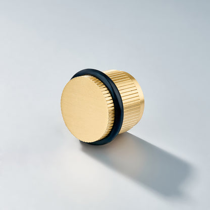 Bastion, Solid Brass Knurled Door Stops