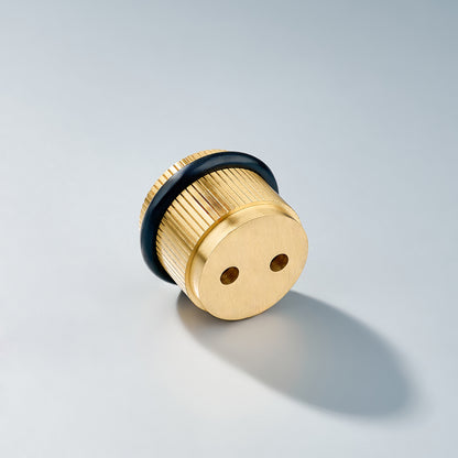 Bastion, Solid Brass Knurled Door Stops