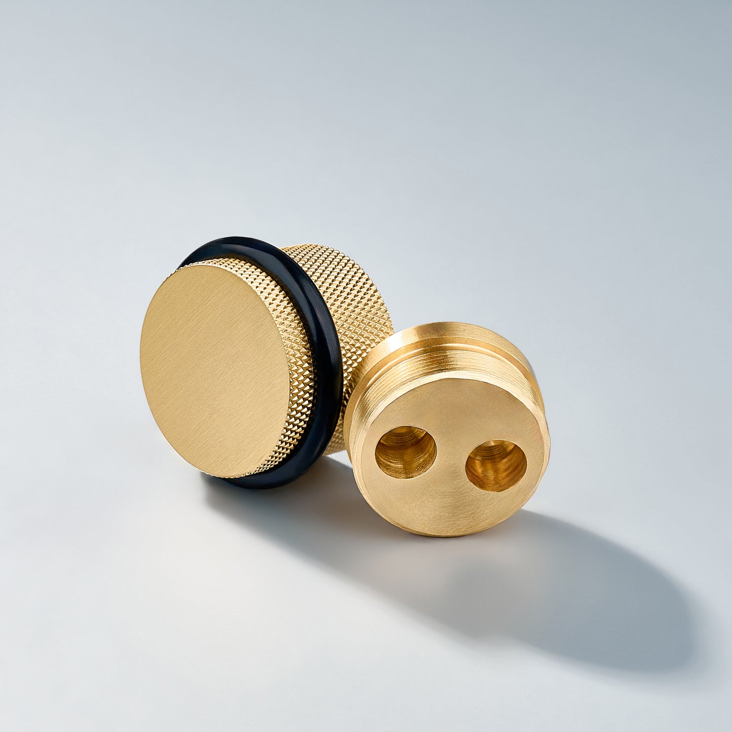 Bastion, Solid Brass Knurled Door Stops