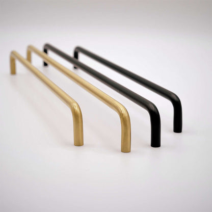 Arch, Solid Brass Wire Cabinet Pulls


Effortlessly beautiful, Arch pull brings a minimalist elegance to your kitchen or bath. Its solid brass construction gives this pieces a solid feel in the hand, wpullArch, Solid Brass Wire Cabinet Pulls