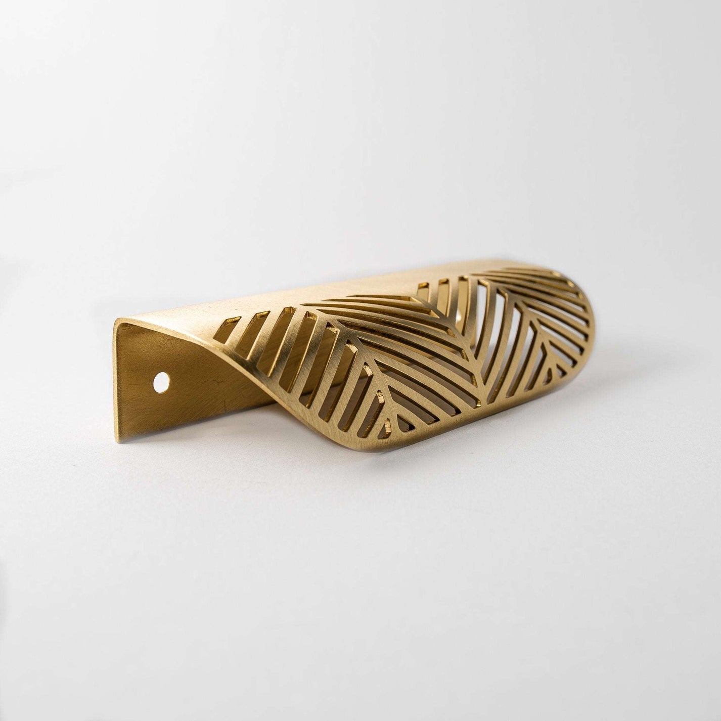 Brass Edge Pull, Frond comes in a Range of Sizes & Finishes – Inspire ...